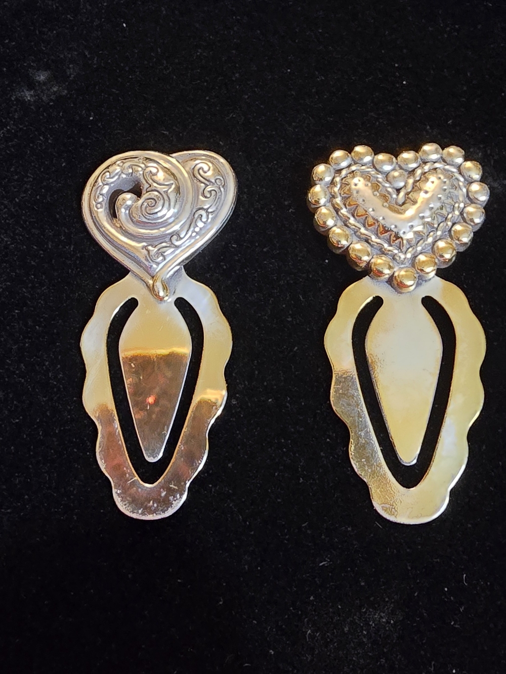 Retired silver-plated Brighton Heart Bookmark